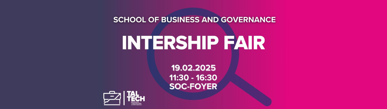 School of Business and Governance Internship Fair